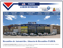 Tablet Screenshot of paher.com